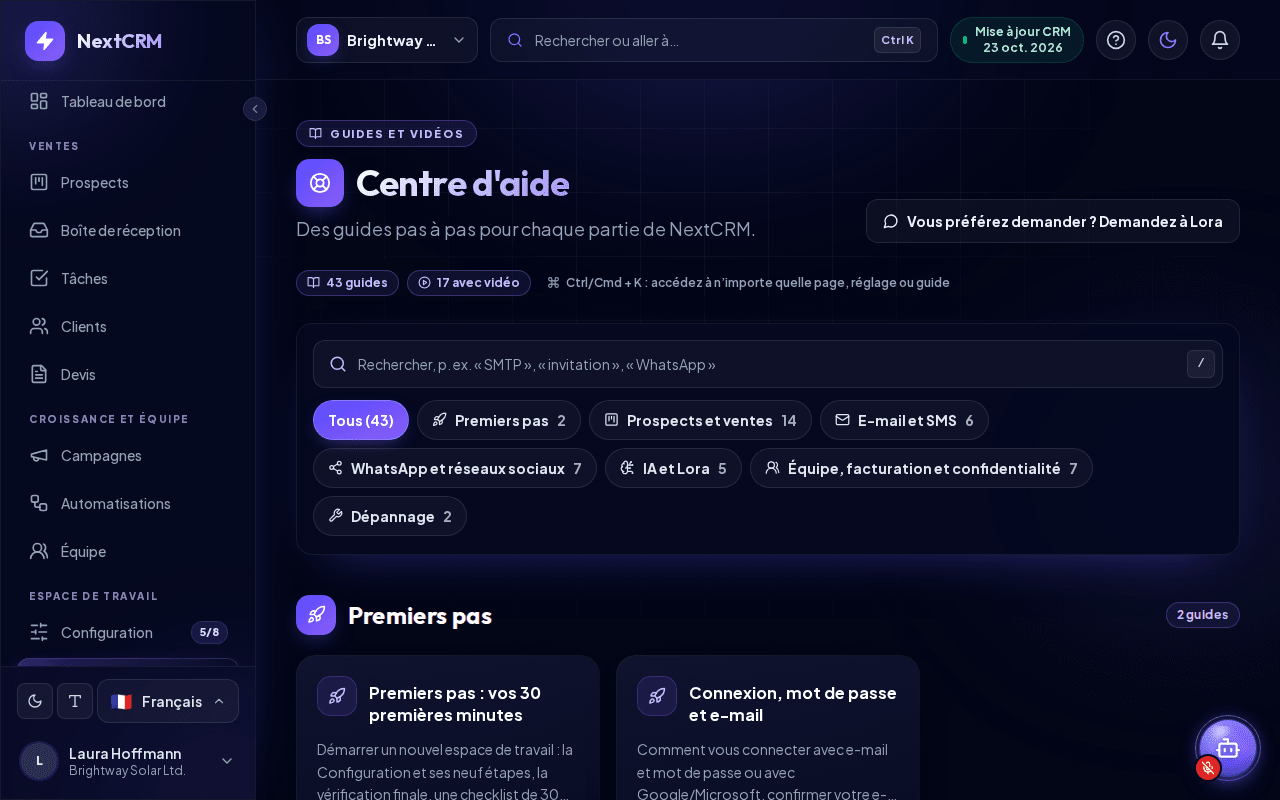 Le Centre d'aide